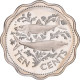 Monnaie, Bahamas, Elizabeth II, 10 Cents, 1974, Franklin Mint, U.S.A., FDC - Bahamas