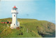 Faroe Islands Postcard Sent To Denmark Tvöroyri 16-7-1979 Akrabyrgi Supuroy Lighthouse - Féroé (Iles)