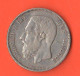 Belgio 5 Francs 1869 Belgique Belgium King Leopold II° Roi Des Belges Silver Coin - 5 Francs