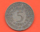 Germania 5 Mark 1951 F Deutsche Germany Deutschland RFA RFG - 5 Marcos