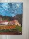 MIA (XXème ) "Village De Montagne Et Vignes"  Huile Sur Toile  école Française 38 X46 Cm - Oelbilder