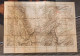 CARTE TOPOGRAPHIQUE 1/200 000 ° Du Début 20° Siècle REGION LYON - ST ETIENNE - AMBERT - MONTBRISON - VIENNE - Cartes Topographiques