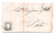 Portugal, 1857, # 12, Lisboa-Porto, Corte Desinfecção - Lettres & Documents