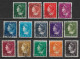 1946 Koningin Wilhelmina Complete Gestempelde Serie T/m 60 Cent NVPH 332 / 345 - Gebruikt