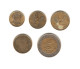 486/ Chili : 1 Peso 1984 - 5 Pesos 1982 - 10 Pesos 1982 Et 2015 - 500 Pesos 2016 - Chile