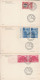 3 CARTOLINE VATICANO 1953 (RY6859 - Brieven En Documenten