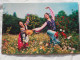 3d 3 D Lenticular Postcard Stereo Cowboy And Girl   North Korea   A 227 - Cartoline Stereoscopiche