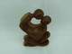 Delcampe - Beautiful Vintage Wooden Figurime Kissing Decorative Art #2218 - Madera