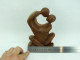 Delcampe - Beautiful Vintage Wooden Figurime Kissing Decorative Art #2218 - Hout