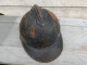 Delcampe - Ancien Casque Adrian Poilu Guerre 14-18 WW1 - Casques & Coiffures