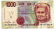 ITALIE BILLET DE BANQUE 1000 LIRES DECRET 1990  "SERIE VE" PHOTOS R/V - 1.000 Lire