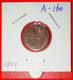 * RAMPANT LION (1902-1907): NETHERLANDS  1 CENT 1904! WILHELMINA (1890-1948) IN HOLDER!· LOW START ·  NO RESERVE! - 1 Cent