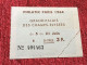 2 Tickets Entrée Entry-Philatec Paris 1964 France Erinnophilie Exposition Philatélique Grand Palais Des Champs Elysées - Esposizioni Filateliche