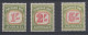Australia 1953 Postage Due 1/- To 5/- MLH - Postage Due