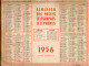S 2  -  698-699  -  CALENDRIER  (03 )  -      Almanach Des Postes Télégraphes Téléphones  - - Formato Grande : 1941-60