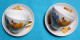 2 Tasses Et Sous Tasses à Café Vintage CP COLDITZ - Other & Unclassified