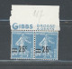 BANDE PUB -N°217 TYPE II B  - PAIRE N**  -PUB GIBBS - ISSU DE FEUILLE POUR CONFECTION DE CARNETS ( Non Emis ) - Unused Stamps