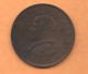 Roma Stato Pontificio 2 Soldi 1867 O 10 Centesimi Pope Pio IX° Copper Coin - Vatican