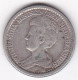 Netherlands. 25 Cents 1917 Wilhelmina, En Argent, KM# 146 - 25 Cent