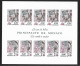 Monaco Bloc Gommé N°46** Des Timbres N°1686/1687 Non Dentelé, Europa 1989, Jeux D'enfants, Cote 310€ - Errors And Oddities