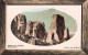 GRECE - Rochers Des Météores - Cadre En Bois - Carte Postale Ancienne - Greece