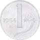 Monnaie, Italie, Lira, 1954, Rome, SUP, Aluminium, KM:91 - 1 Lire