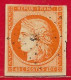 France N°5 Cérès 40c Orange 1850 O - 1849-1850 Cérès