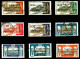 N°38, 39*, 41, 42, 43*, 44, 46, 49(*) Et 50*, Les 9 Valeurs TB (certificat)  Qualité: Oblitéré  Cote: 1395 Euros - Used Stamps