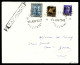 50c S 50c Violet (N°18), 1f S 25c Bleu Et Outremer (N°19) Et 50c S 50c Sépia (PA 3) Sur Lettre De Sebha Le 15 Juin 1943  - Briefe U. Dokumente