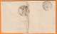 1887 - Lettre Pliée De VERVIERS Vers MAZAMET, France - Via PARIS ETRANGER - 25 C Léopold II - Cachet à Date D'arrivée - 1884-1891 Leopoldo II