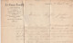 1887 - Lettre Pliée De VERVIERS Vers MAZAMET, France - Via PARIS ETRANGER - 25 C Léopold II - Cachet à Date D'arrivée - 1884-1891 Leopold II