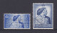 GRANDE BRETAGNE 1948 TIMBRE N°237/38 OBLITERE NOCE D'ARGENT - Used Stamps