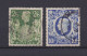 GRANDE BRETAGNE 1942 TIMBRE N°233/34 OBLITERE GEORGE VI - Gebruikt