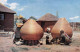 SOUTH AFRICA - BASUTOS STORING GRAIN -  AN OLD REAL PHOTO POSTCARD - SIZE 150 X 100 Mm #2357336 - Afrique