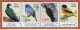 India 2016 Series 1: Near Threatened Birds 4v Set + Miniature Sheet MS MNH As Per Scan - Climbing Birds