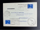 NETHERLANDS 1961 POSTCARD AMSTERDAM TO 'S GRAVENHAGE 24-04-1961 NEDERLAND AUTOPOSTKANTOOR - Cartas & Documentos