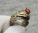 Antique Vintage Silver Ring With Stone 1920 - Bagues