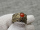 Antique Vintage Silver Ring With Stone 1920 - Anelli