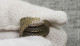 Delcampe - Antique Vintage Silver Ring With Stone 1920 - Bagues