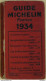 Guide Rouge MICHELIN 1934 30ème édition France - Michelin-Führer