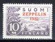 FINNLAND, 1930 Luftschiff "Graf Zeppelin", Postfrisch ** - Neufs