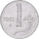 Monnaie, Italie, Lira, 1951, Rome, TB+, Aluminium, KM:91 - 1 Lire