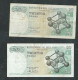 Belgique Lot De 2 Billets , 20 Francs Type1964, Avec Signatures Différentes ( Voir Détail)  Laura13601 - 20 Francos