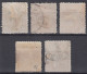 ⁕ Romania 1890/91 Rumänien ⁕ Prince Karl I / King Carol I. 50 B. Mi.89 ⁕ 5v Used / Shades - Oblitérés