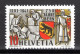 SCHWEIZ ABARTEN, 1941 10 Rp. 750 Jahre Stadt Bern, Orangegelb, Postfrisch ** - Plaatfouten