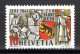 SCHWEIZ ABARTEN, 1941 10 Rp. 750 Jahre Stadt Bern, Orangegelb, Postfrisch ** - Abarten