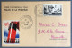 France, Divers Sur CPA TAD FOIRE EXPOSITION MARSEILLE 12.9.1948 + Vignette - (W1300) - Cachets Commémoratifs