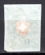 SCHWEIZ, 1850 Rayon I Blau, Mit Kreuzeinfassung, Gestempelt - 1843-1852 Timbres Cantonaux Et  Fédéraux