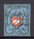 SCHWEIZ, 1850 Rayon I, Blau, Gestempelt - 1843-1852 Poste Federali E Cantonali