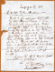 SCHWEIZ, 1850 Rayon I Blau, Mit Kreuzeinfassung, Auf Brief - 1843-1852 Federale & Kantonnale Postzegels